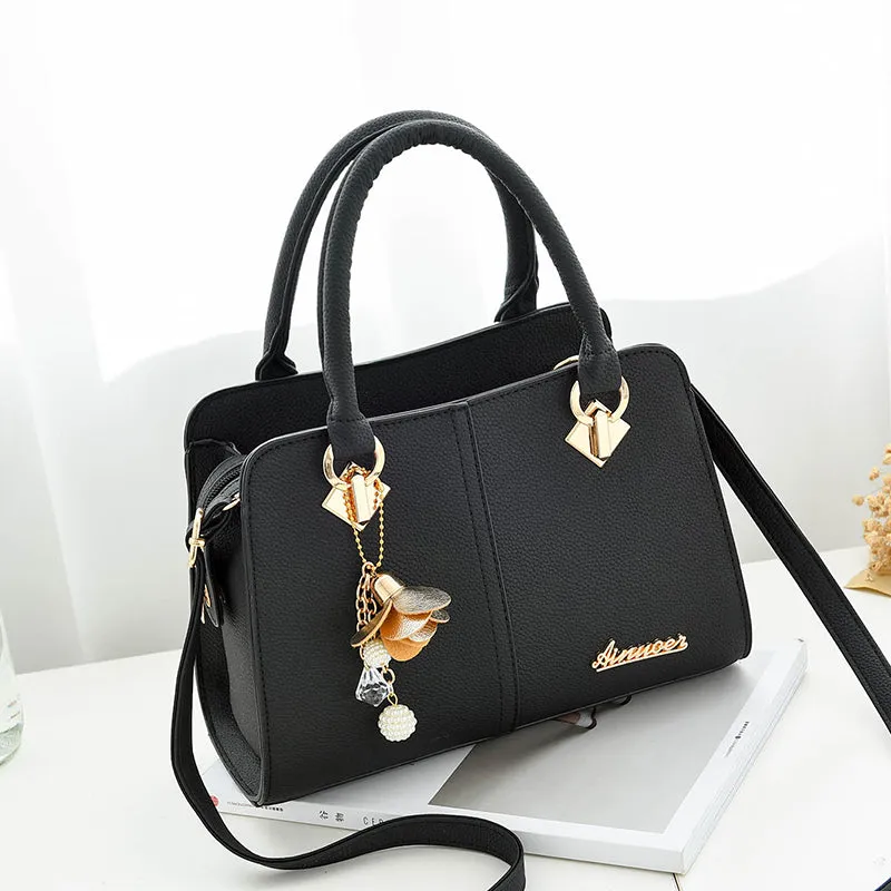 21club brand women hardware ornaments solid totes handbag high quality lady party purse casual crossbody messenger shoulder bags