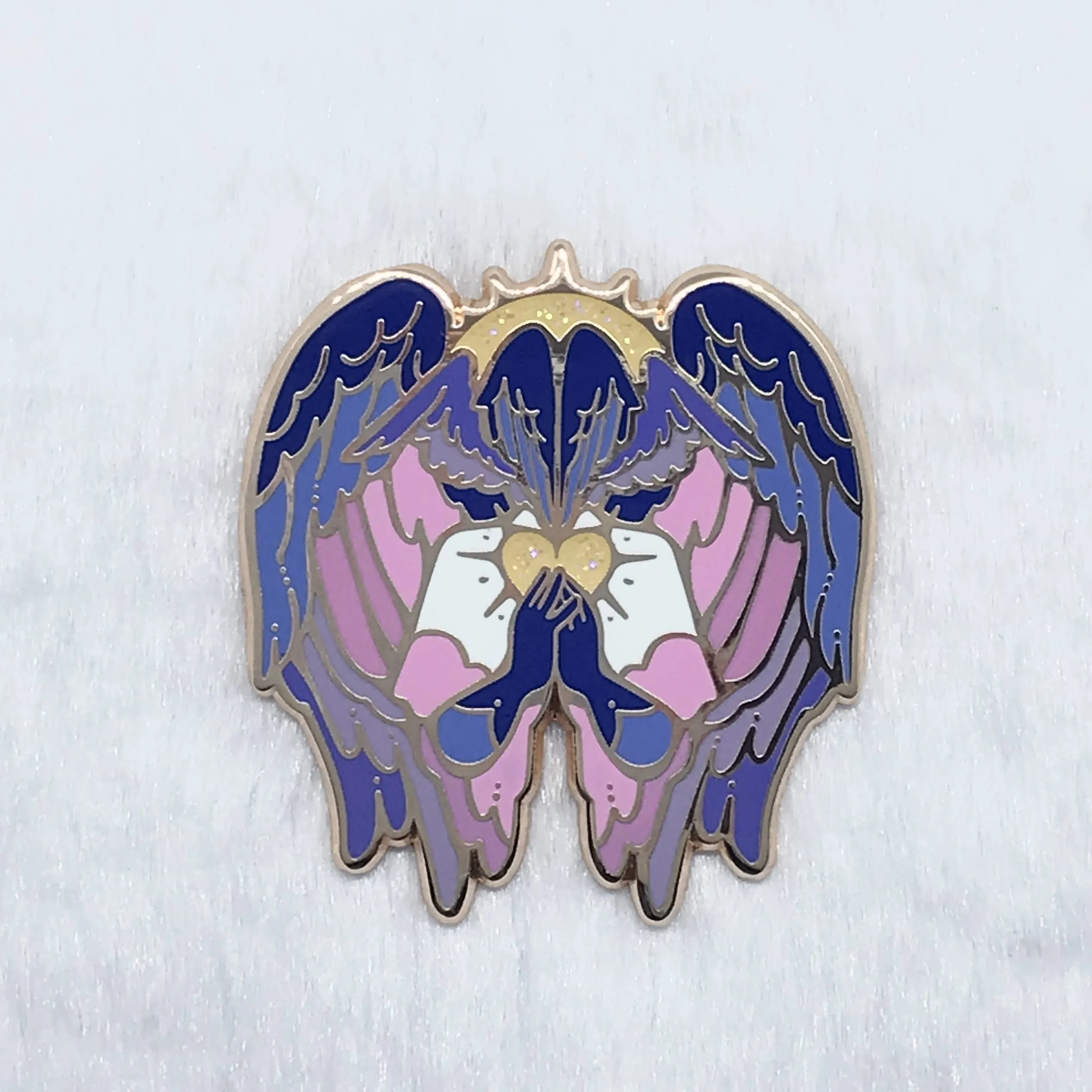 Bigender Angel Pin