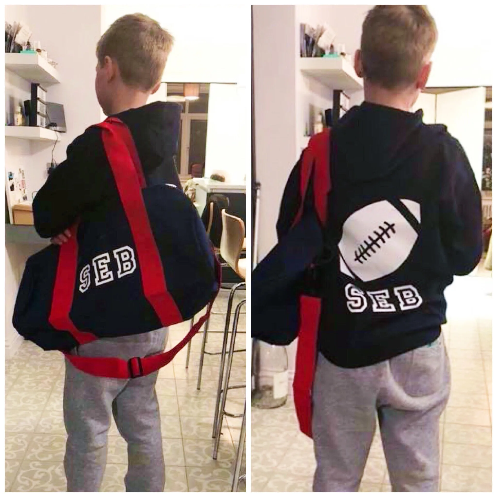 BOYS'  Personalised Activity Bag - 3 options available