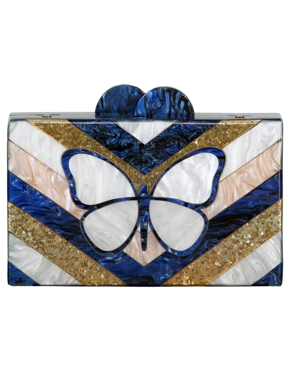 Butterfly Acrylic Clutch