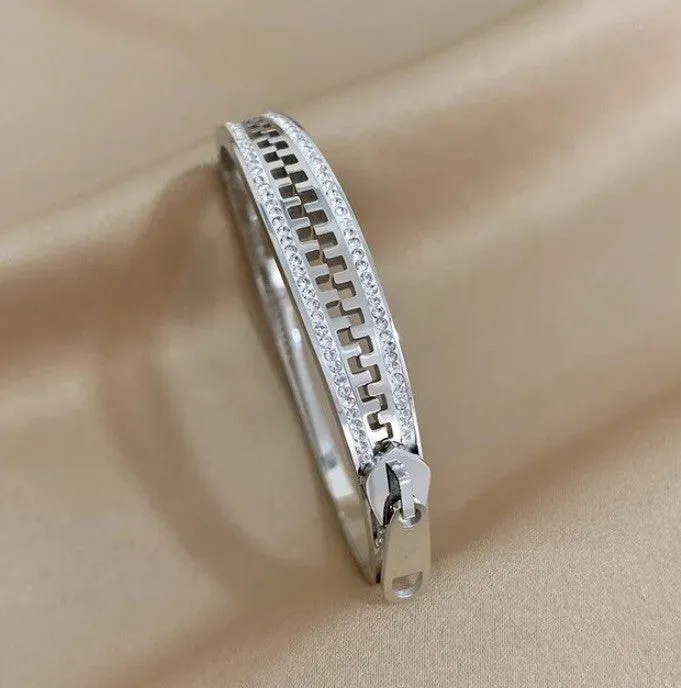 Can You Zip Me 18K Bracelet - Silver