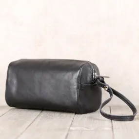 Fashionable Womens Soft Leather Wallet Black Leather Clutch for Women