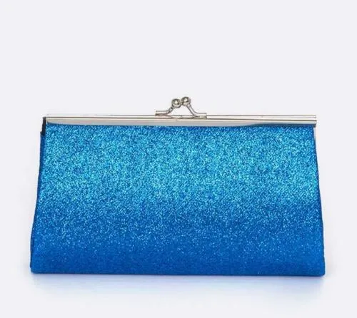 Glittered Clasp Clutch