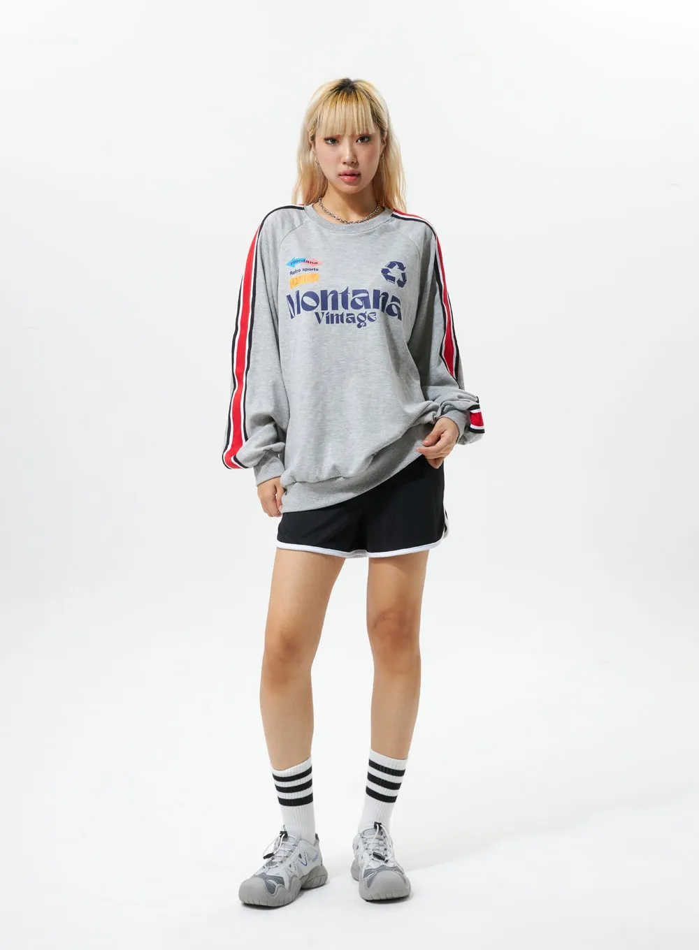 Graphic Sporty Sweatshirt IS322