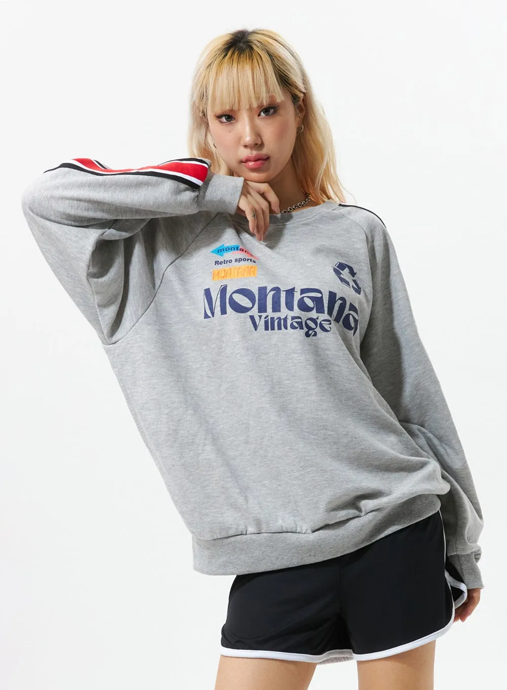 Graphic Sporty Sweatshirt IS322