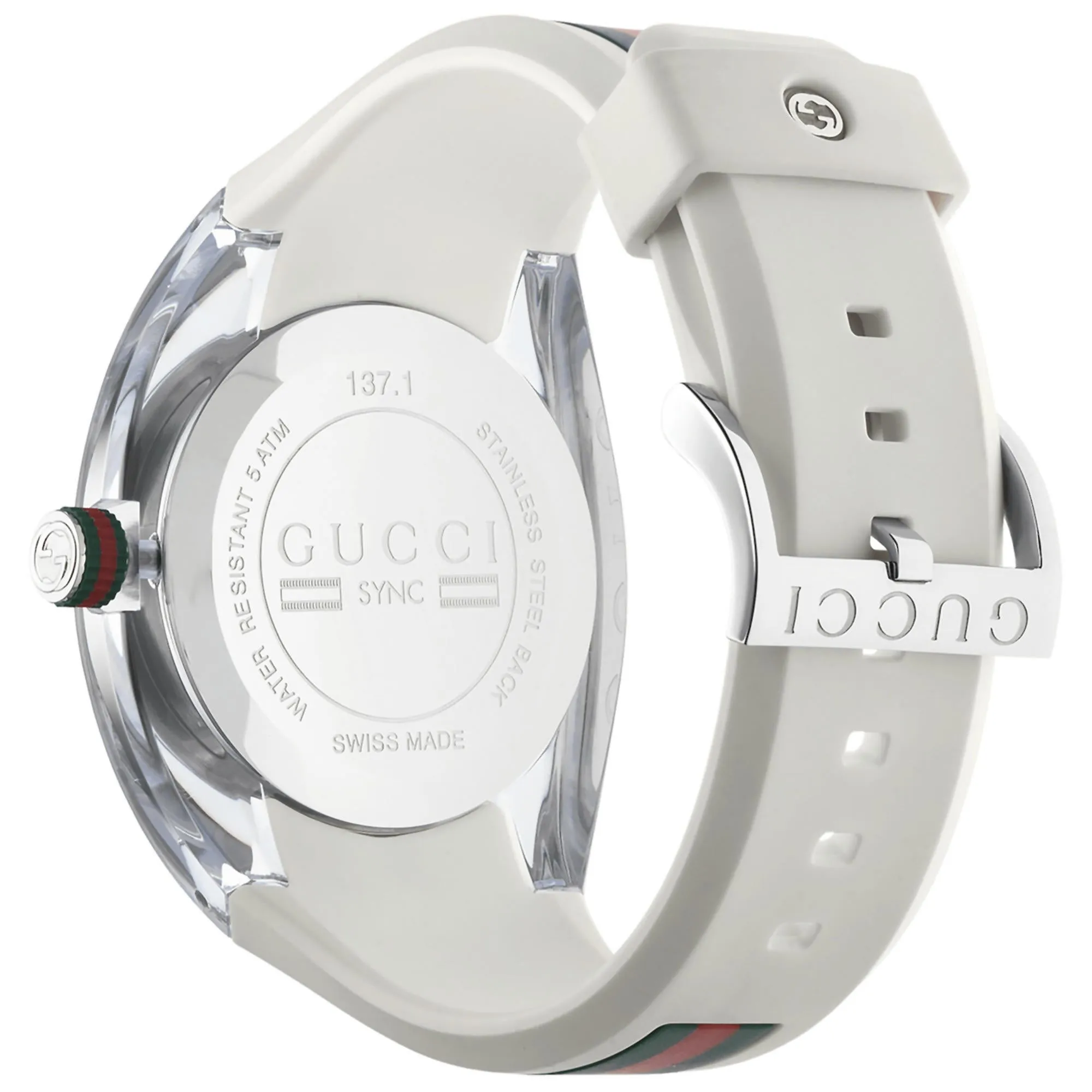 GUCCI UNISEX SYNC XXL SWISS QUARTZ STAINLESS STEEL WATCH