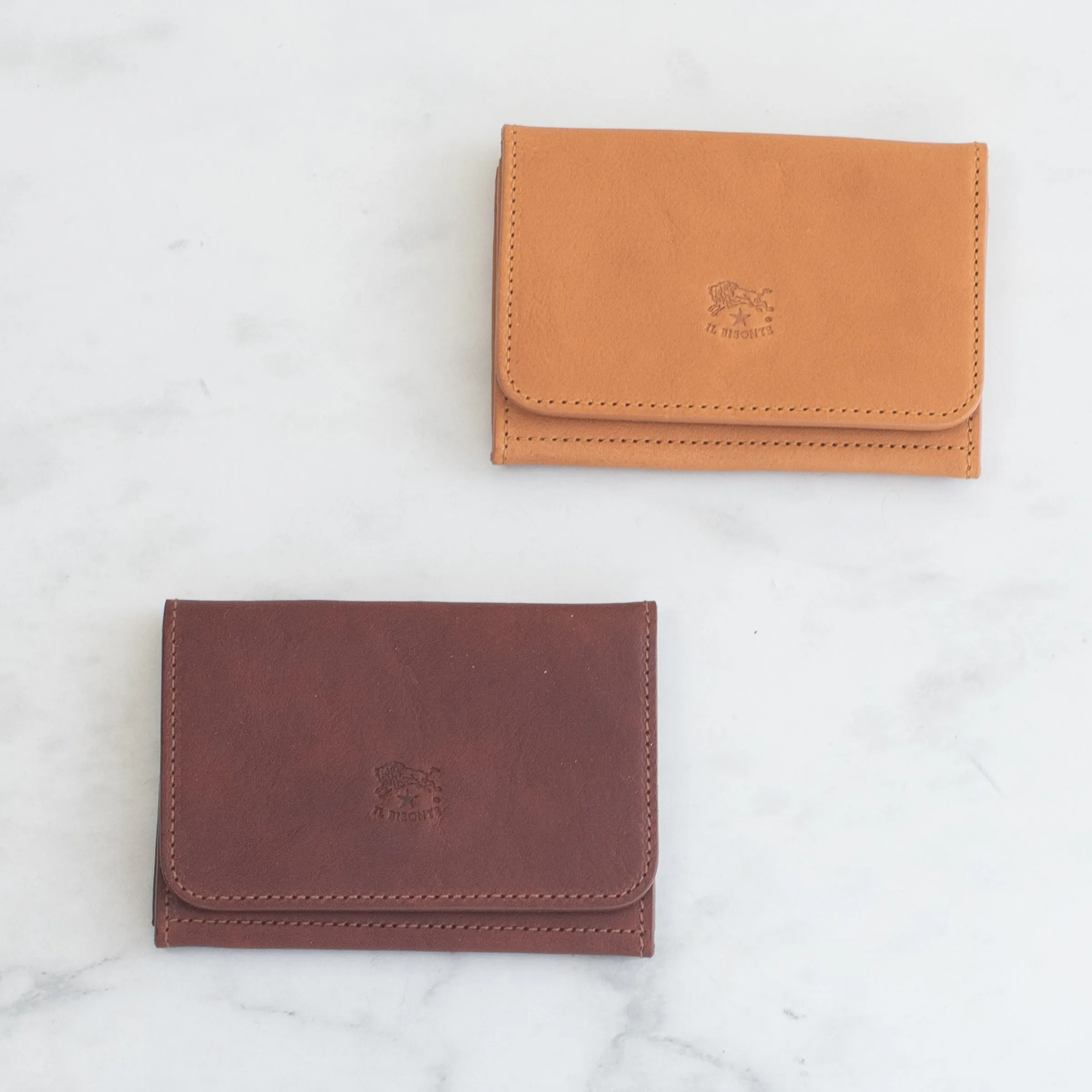 Il Bisonte Slim Snap Wallet