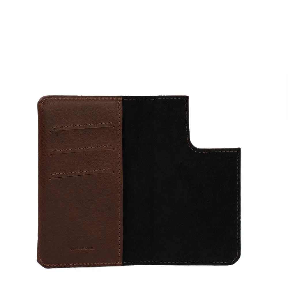 iPhone 16 series Leather Folio Case Wallet with MagSafe - The Minimalist 1.0