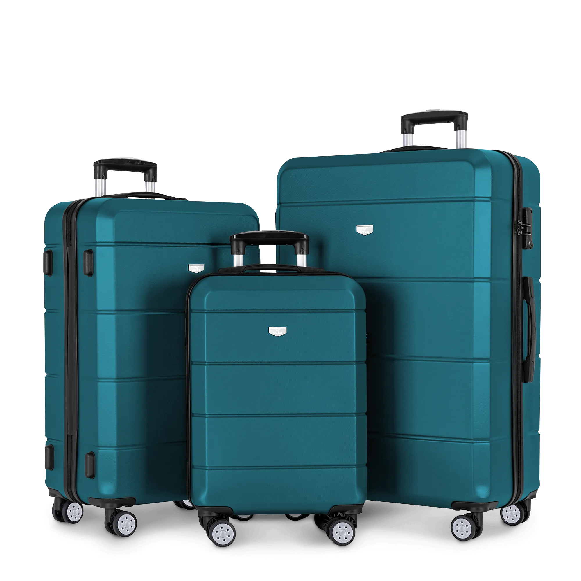 Jetset 3pc Suitcase Set in Teal