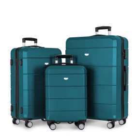 Jetset 3pc Suitcase Set in Teal