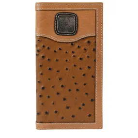 Justin Men's Rodeo Ostrich Wallet