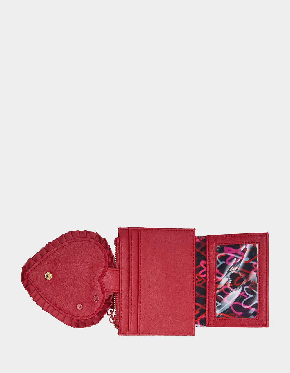 KITSCH BOX O CHOCOLATES BIFOLD WALLET RED