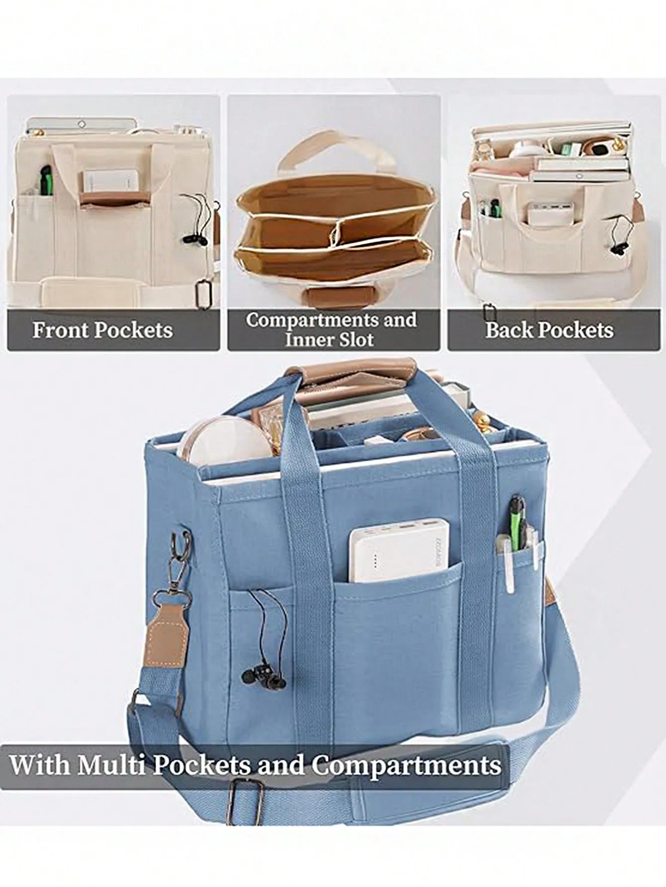 Korean Ins Multi-Compartment Mums And Babies Go Out Portable High-Capacity Mums And Babies Go Out Multi-Layered Tote Bag Ultra-Portable Go Out Fashion Mums Go Out Hand Carry Lunch Box Bag