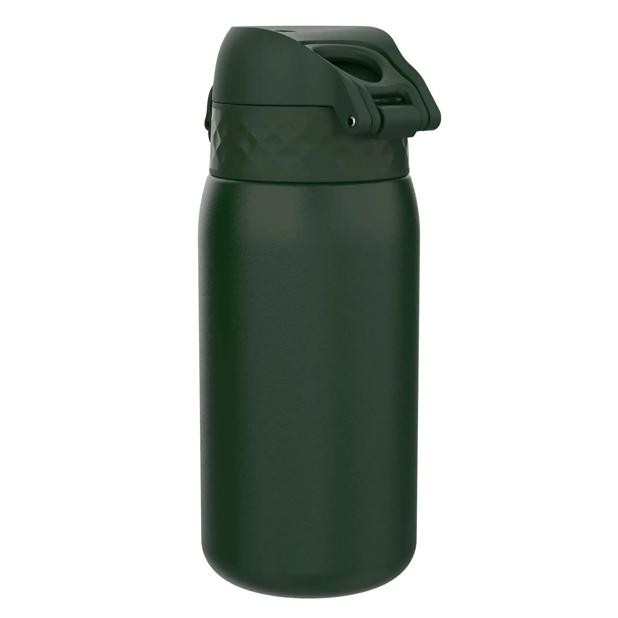 Leak Proof Kids Water Bottle, Stainless Steel, Dark Green, 400ml (13oz)