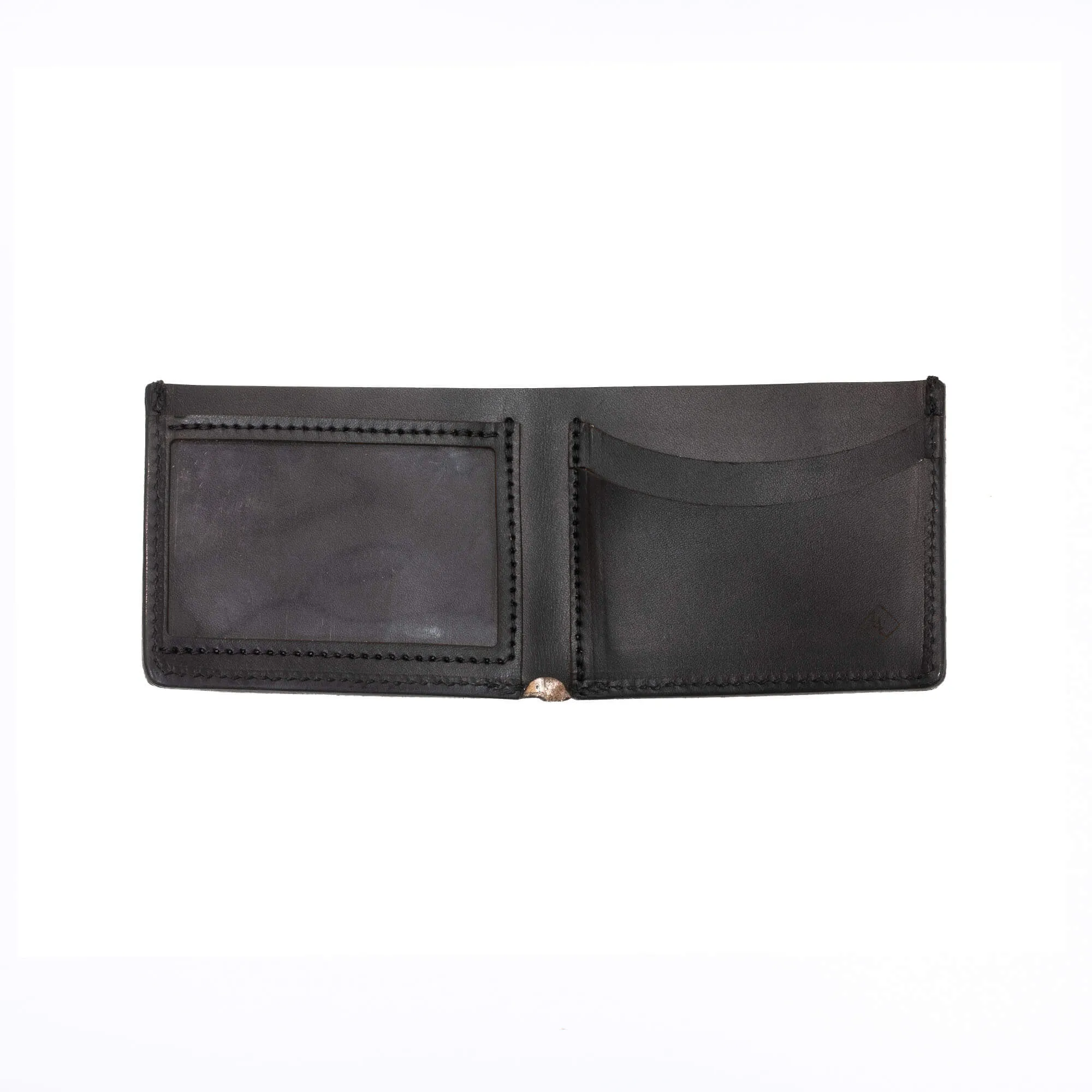 Lifetime Leather Co Men's Black Slim Bifold