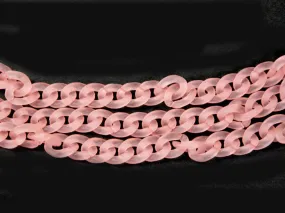 Light Pink Transparent Circular Acrylic Chains