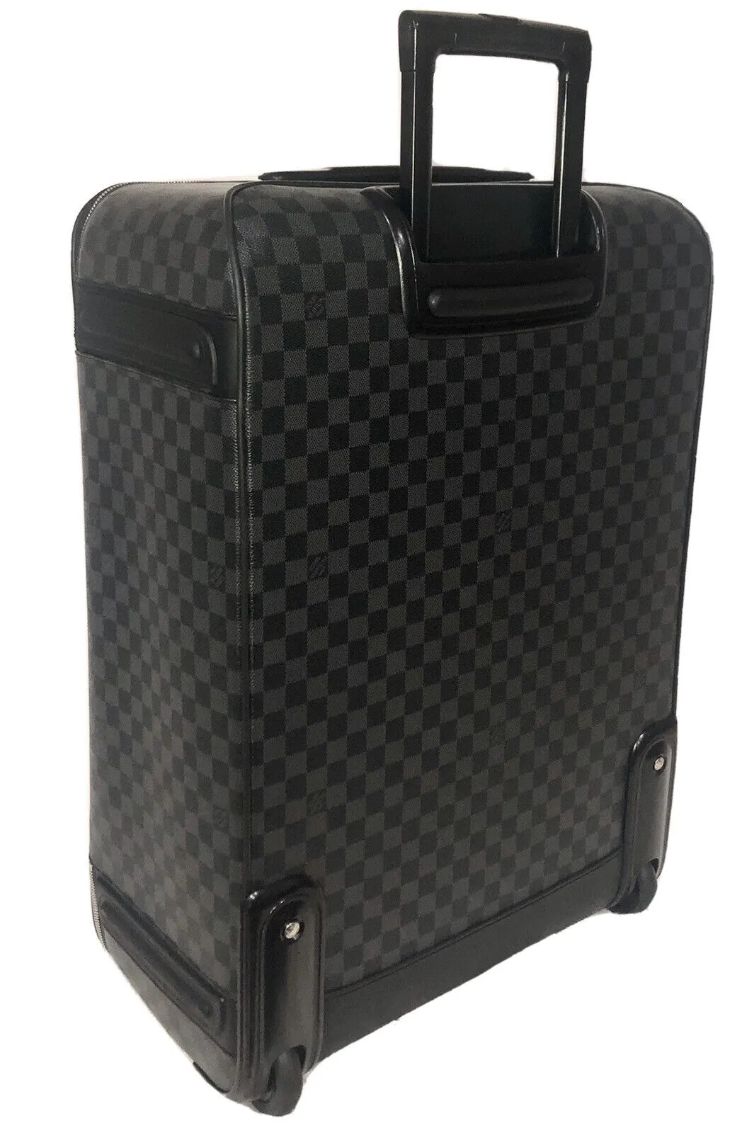 Louis Vuitton Graphite Business Pegase 65 Suitcase Bag w/ Luggage Tag Unisex💥