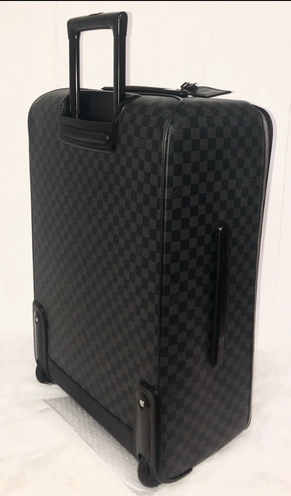 Louis Vuitton Graphite Business Pegase 65 Suitcase Bag w/ Luggage Tag Unisex💥