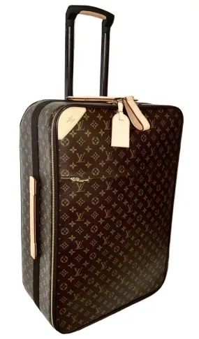 Louis Vuitton Pegase 26” Timeless Suitcase Bag w/ Tag Strap Lock XL Luggage 🩵