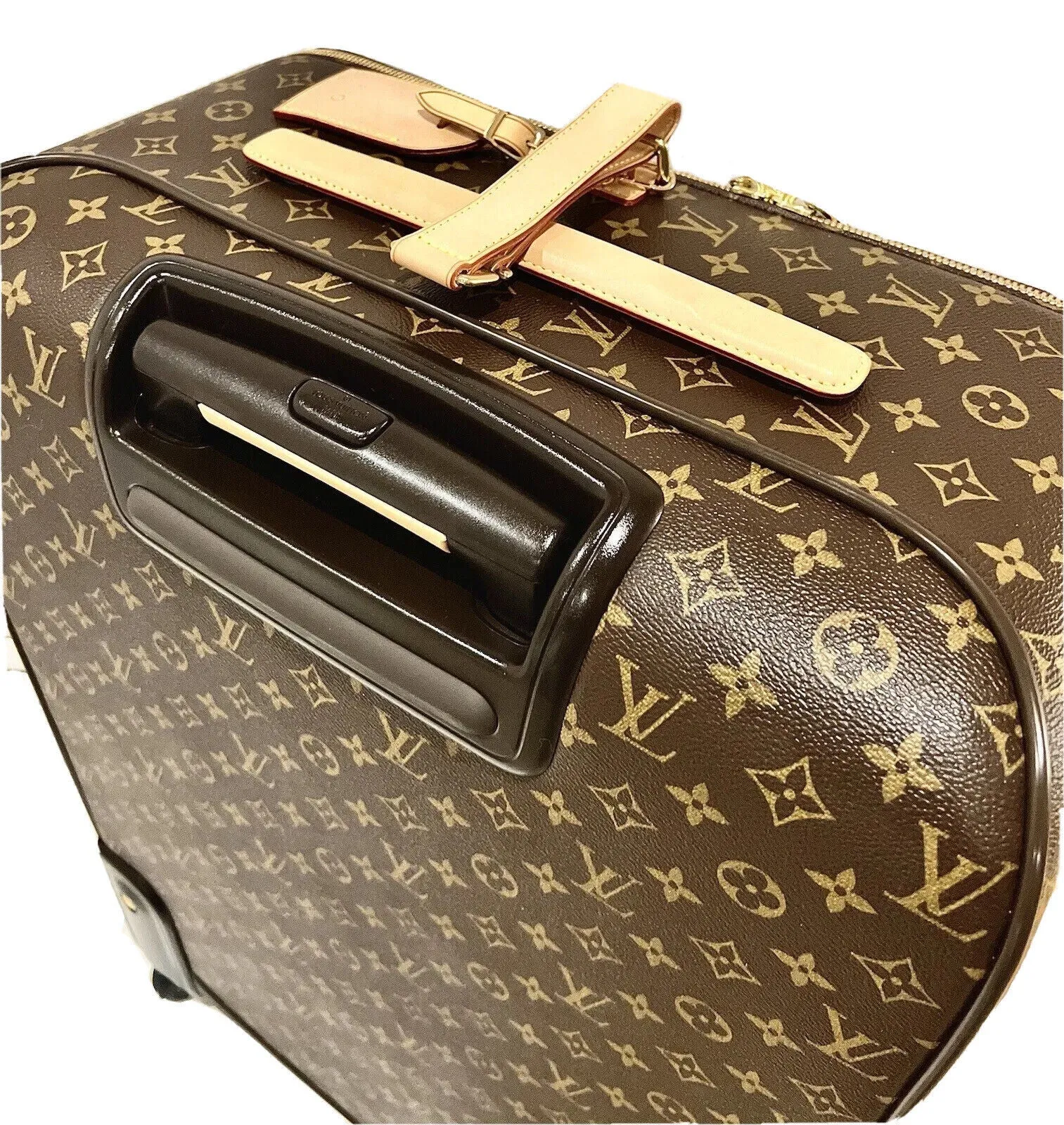 Louis Vuitton Pegase 65 Suitcase w/ Cover Case Bag Classic Luggage 💝