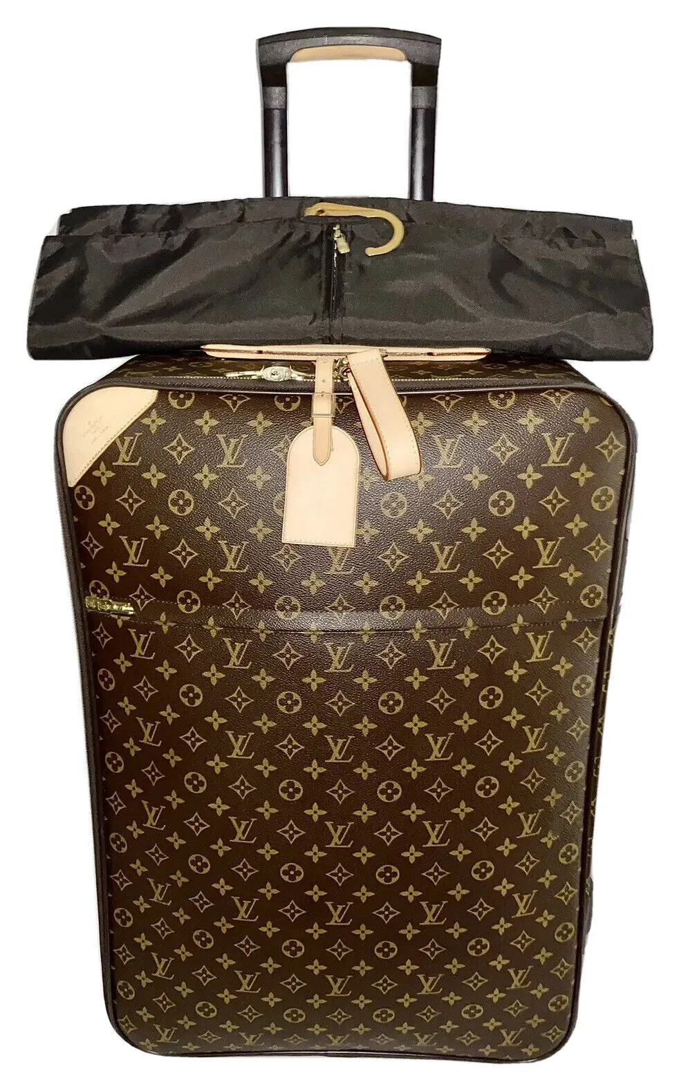 Louis Vuitton Pegase 70 Classic Bag Rolling Unisex Suitcase w/ Garment Bag 🎉