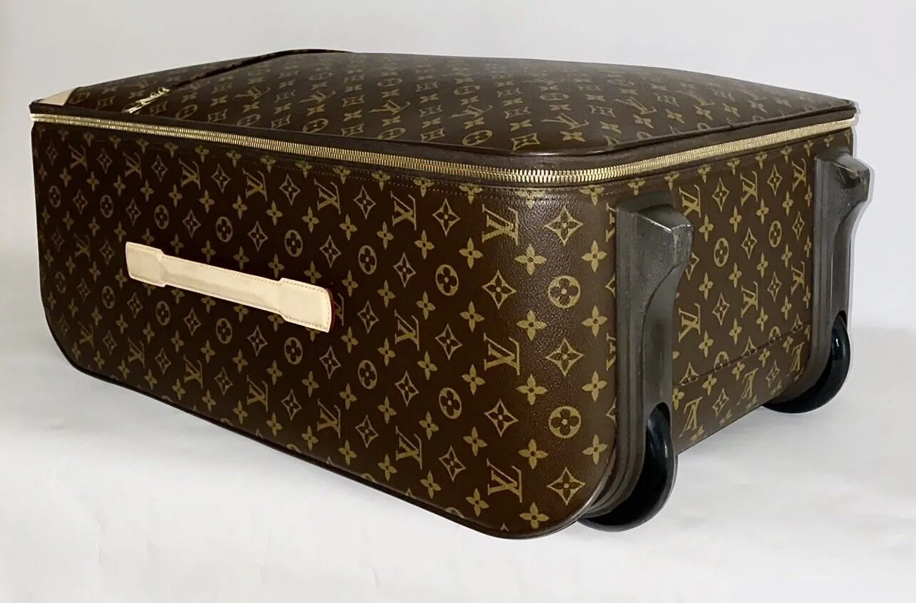 Louis Vuitton Pegase 70 Classic Bag Rolling Unisex Suitcase w/ Garment Bag 🎉