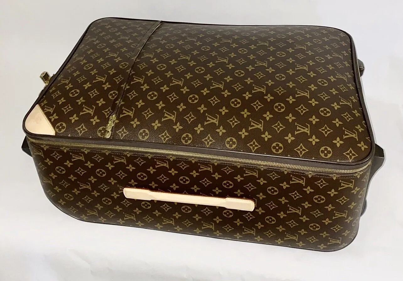 Louis Vuitton Pegase 70 Classic Bag Rolling Unisex Suitcase w/ Garment Bag 🎉