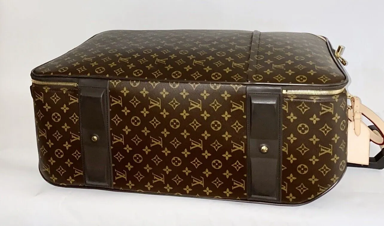 Louis Vuitton Pegase 70 Classic Bag Rolling Unisex Suitcase w/ Garment Bag 🎉