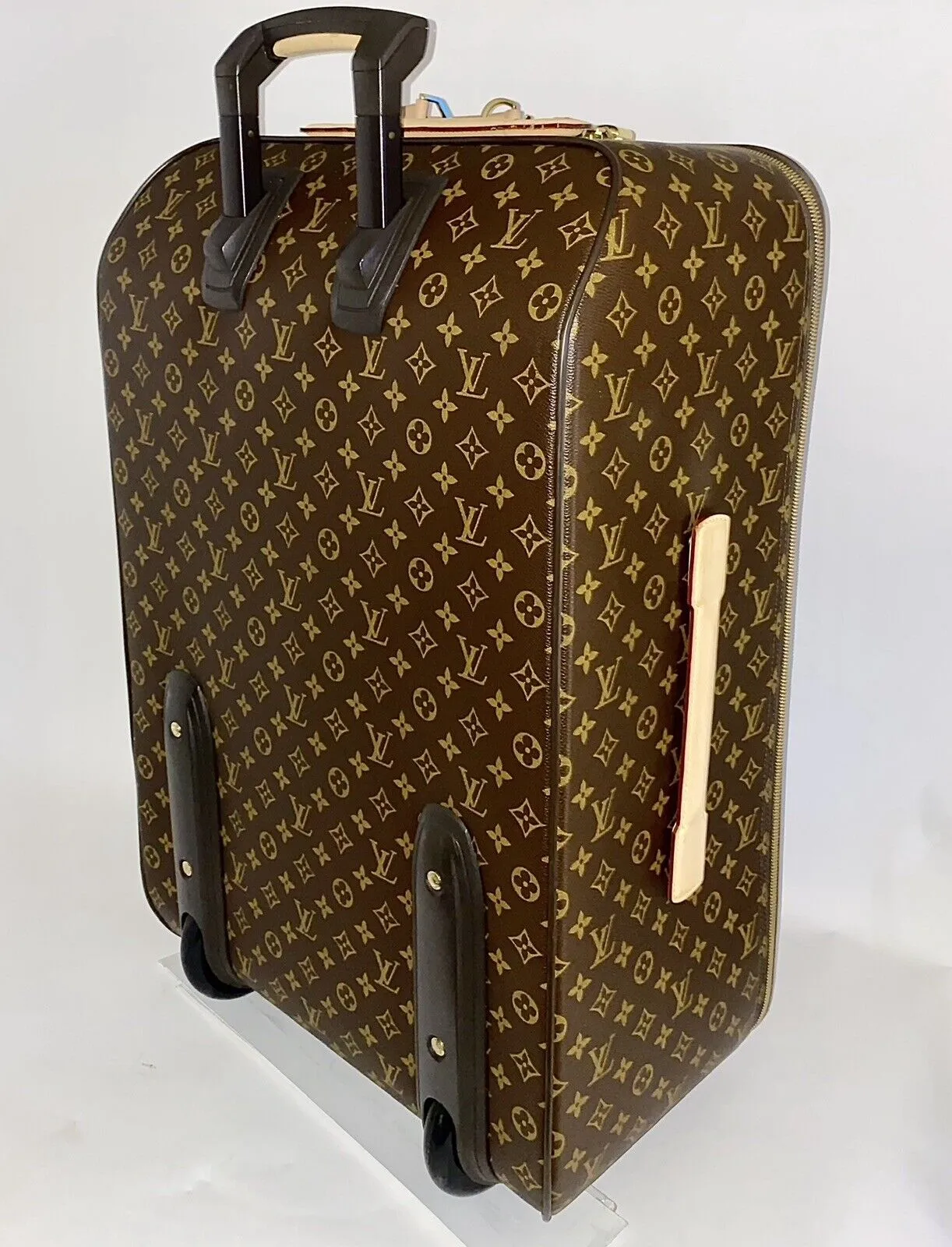 Louis Vuitton Pegase 70 Classic Bag Rolling Unisex Suitcase w/ Garment Bag 🎉