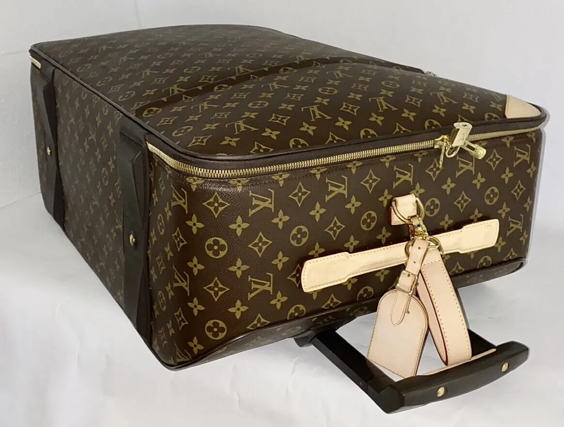 Louis Vuitton Pegase 70 Classic Bag Rolling Unisex Suitcase w/ Garment Bag 🎉