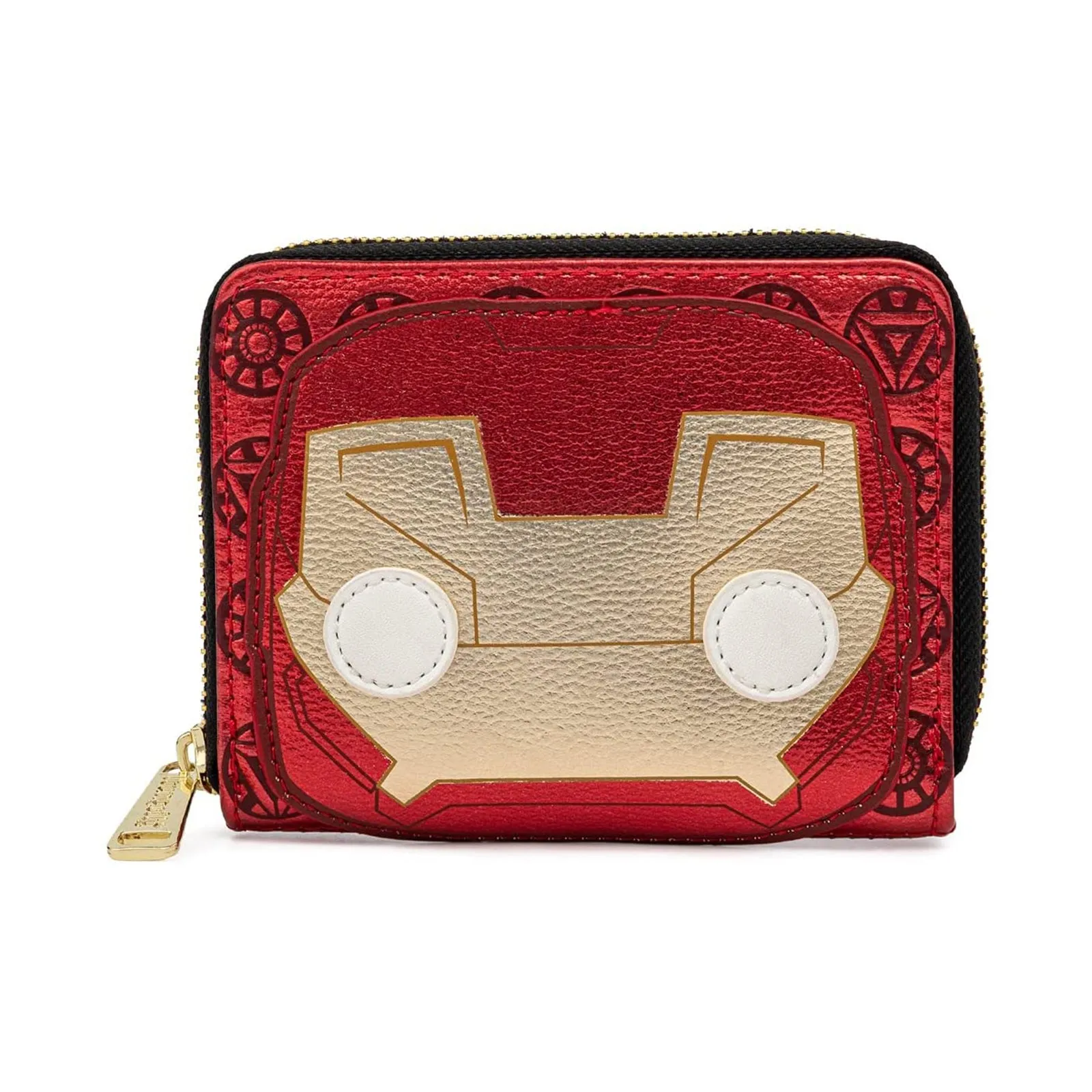 Loungefly Marvel Iron Man Pop Style Head Zip Around Wallet