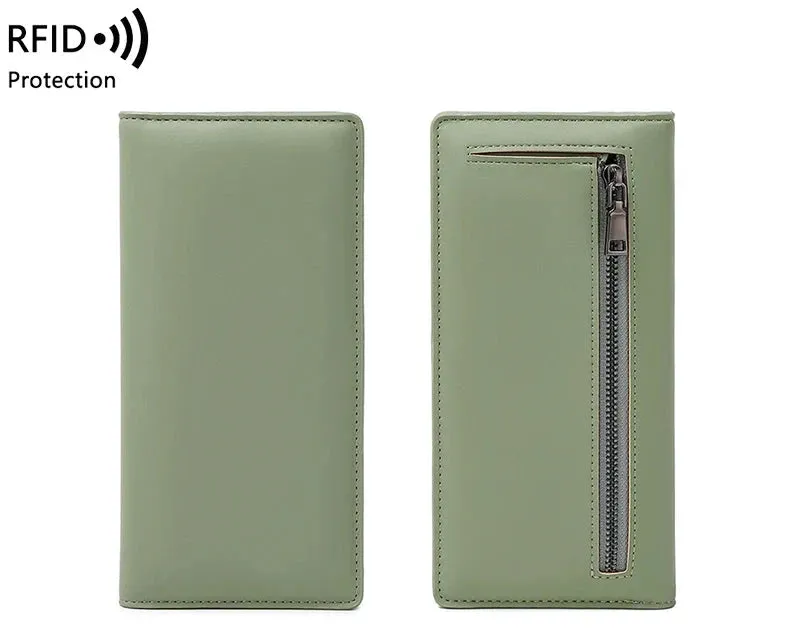 Minimalist RFID Ultra-Thin Women's Long Wallet