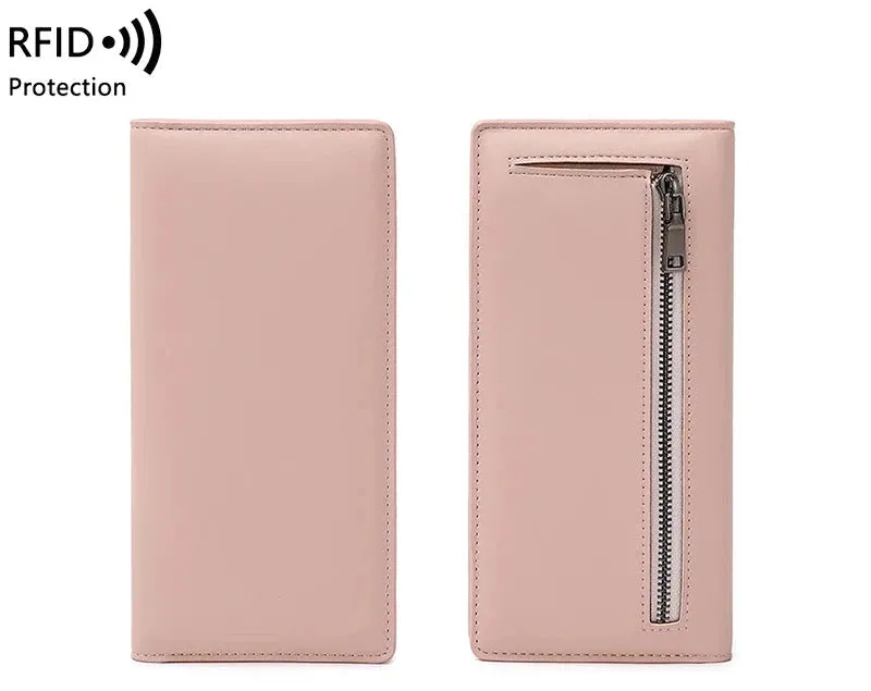 Minimalist RFID Ultra-Thin Women's Long Wallet