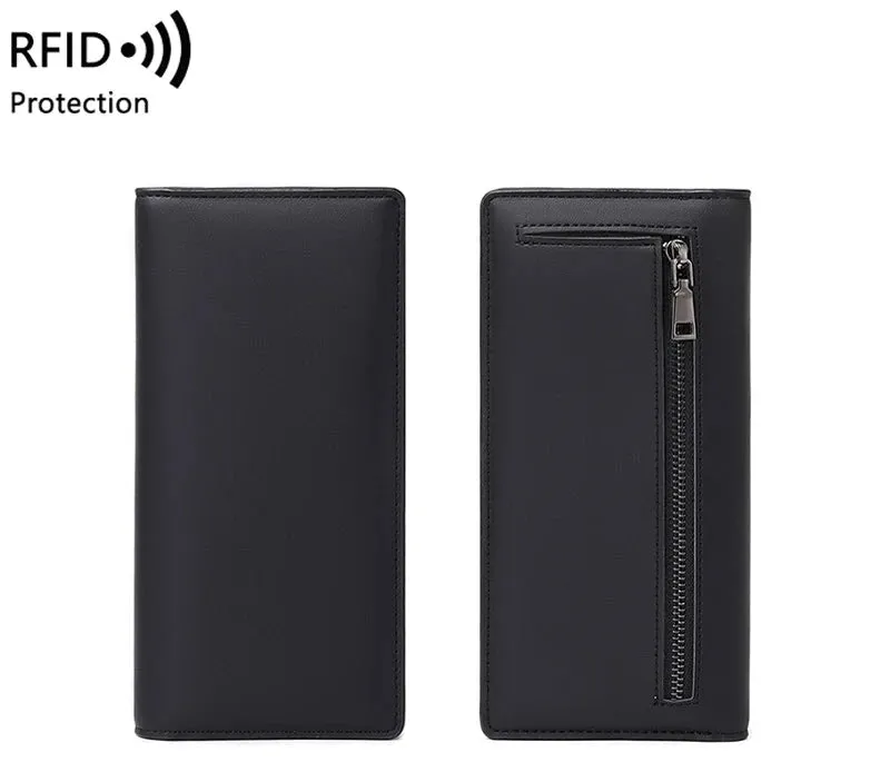 Minimalist RFID Ultra-Thin Women's Long Wallet