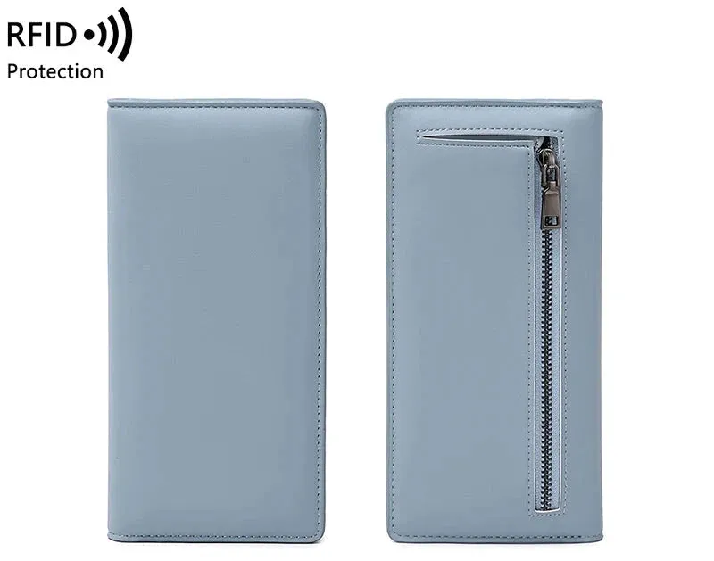 Minimalist RFID Ultra-Thin Women's Long Wallet