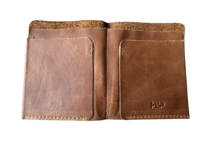 one piece wallet - tan