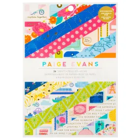 Paige Evans Adventurous Single-Sided Paper Pad 6"X8" 36 Sheets