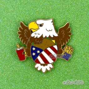 Patreon 2019 - Chonky Bald Eagle Enamel Pin