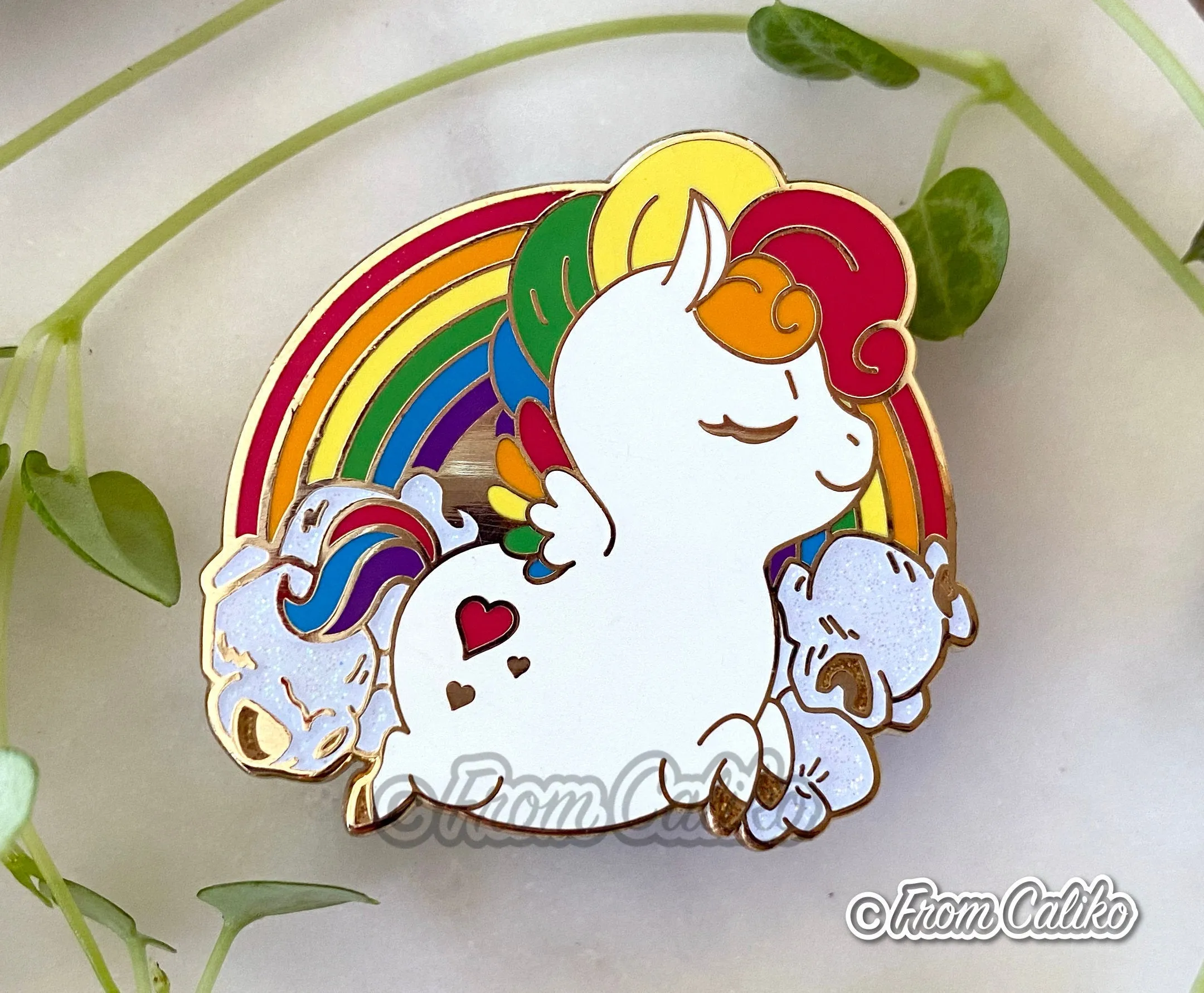 Patreon 2019 - Chonky Rainbow Pegasus Enamel Pin