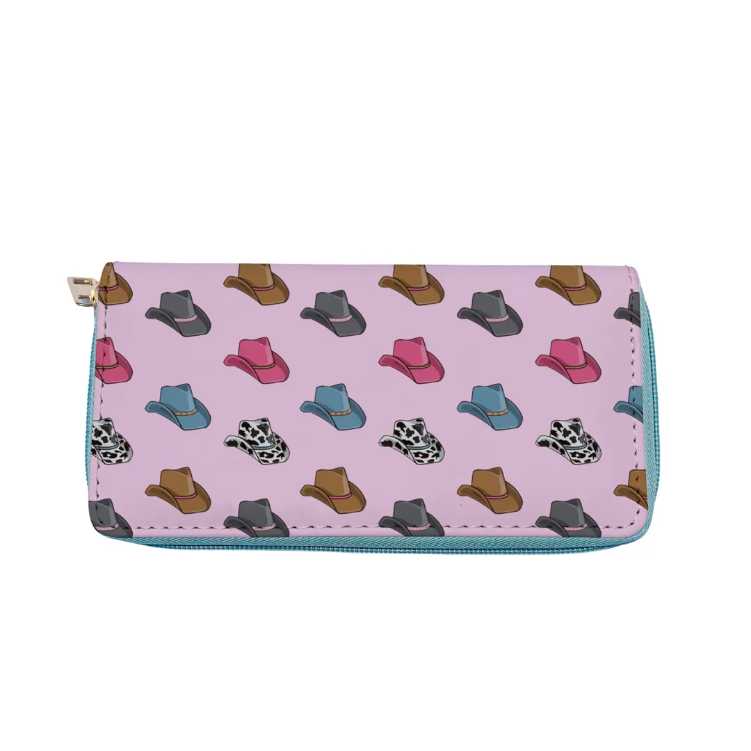 Pink Cowboy Hat Wallet