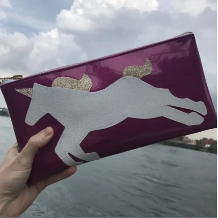 Pink Magical Unicorn Clutch! 🦄 Sparkle with Enchantment!