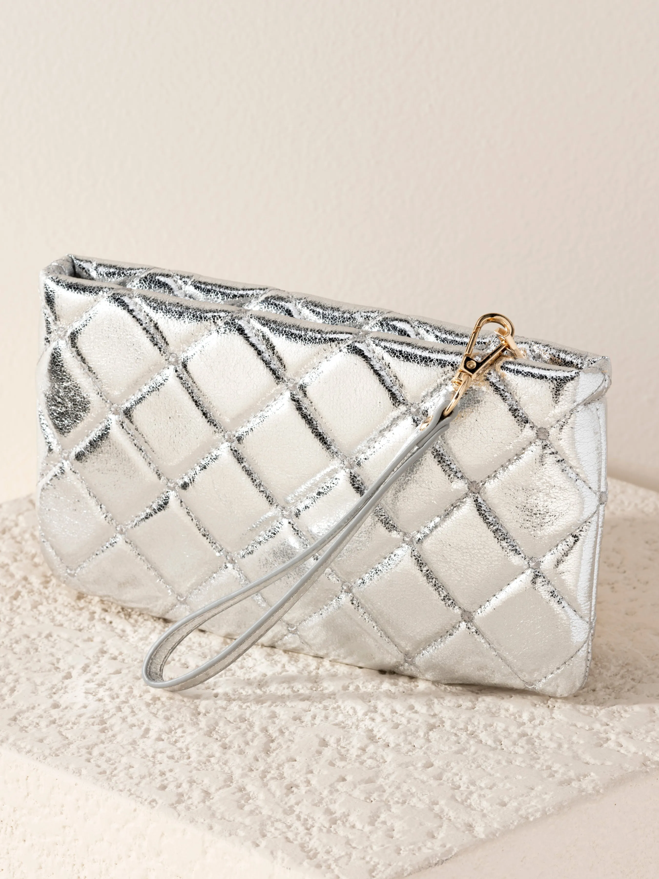 Shiraleah Mademoiselle Wristlet, Silver