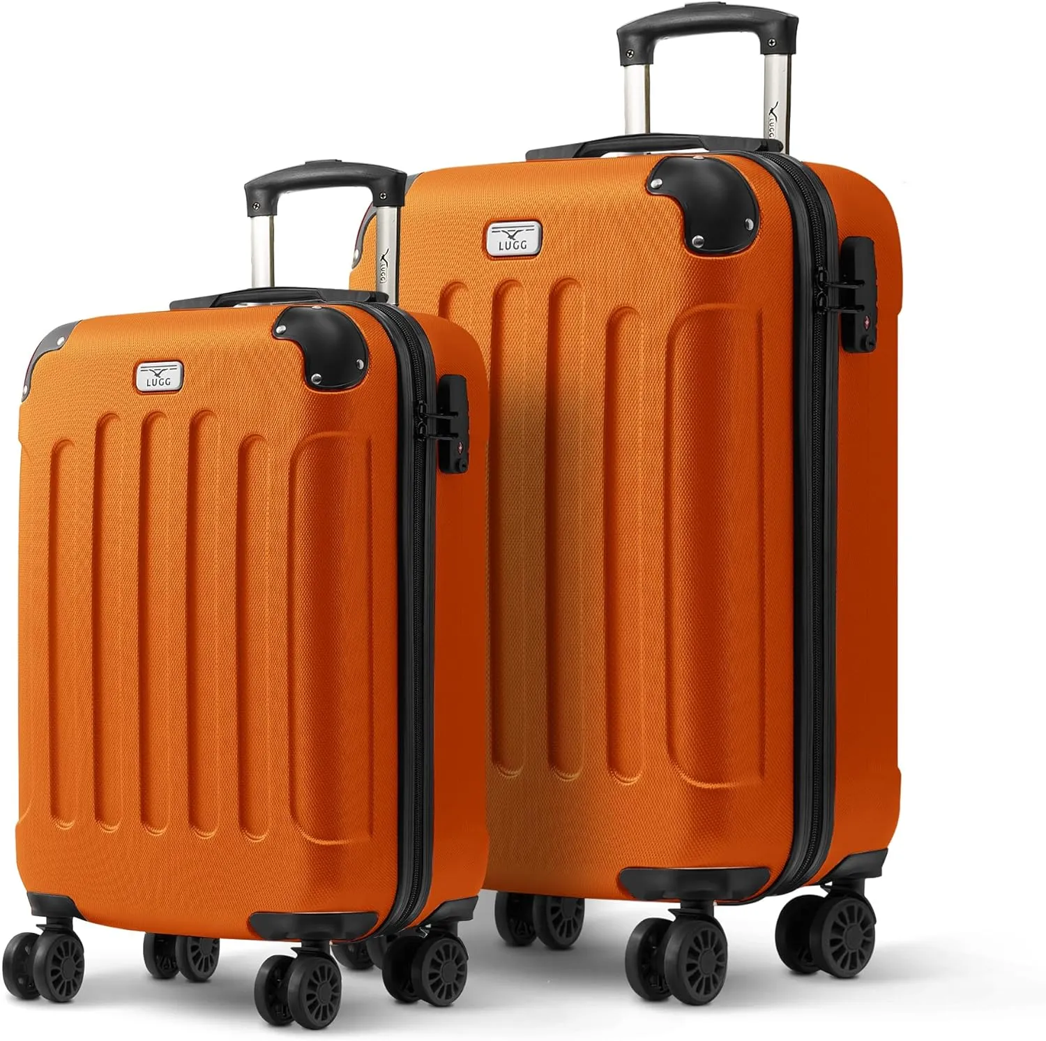 Skywander 2pc 20in & 24in Suitcase -  Orange