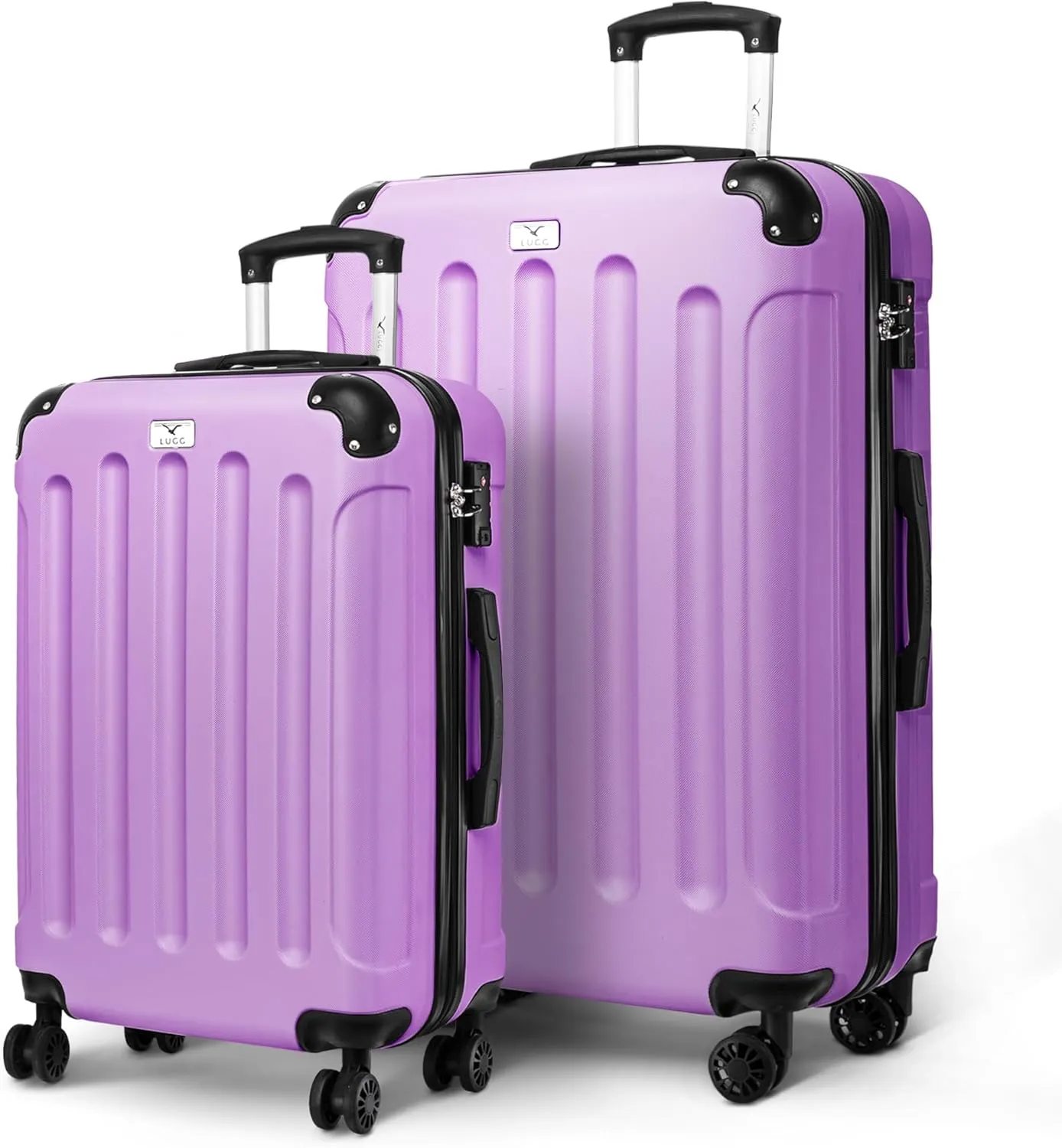 Skywander 2pc 24in & 28in Suitcase - Lavender