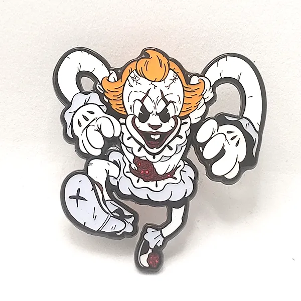 Spicy Donut - "Dancing Clown of Derry" Enamel Pin