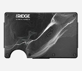 The Ridge Wallet - Aluminum With Money Clip   Cash Strap - Half Dome