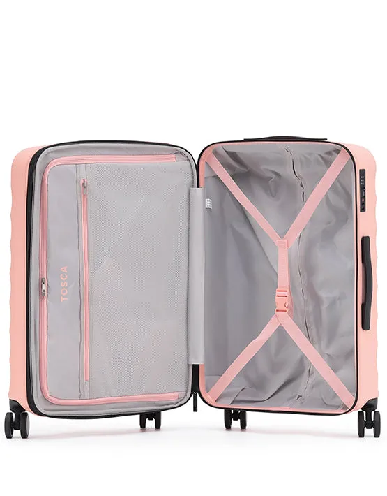 Tosca - Interstellar 2.0 Set of 3 suitcases - Peach