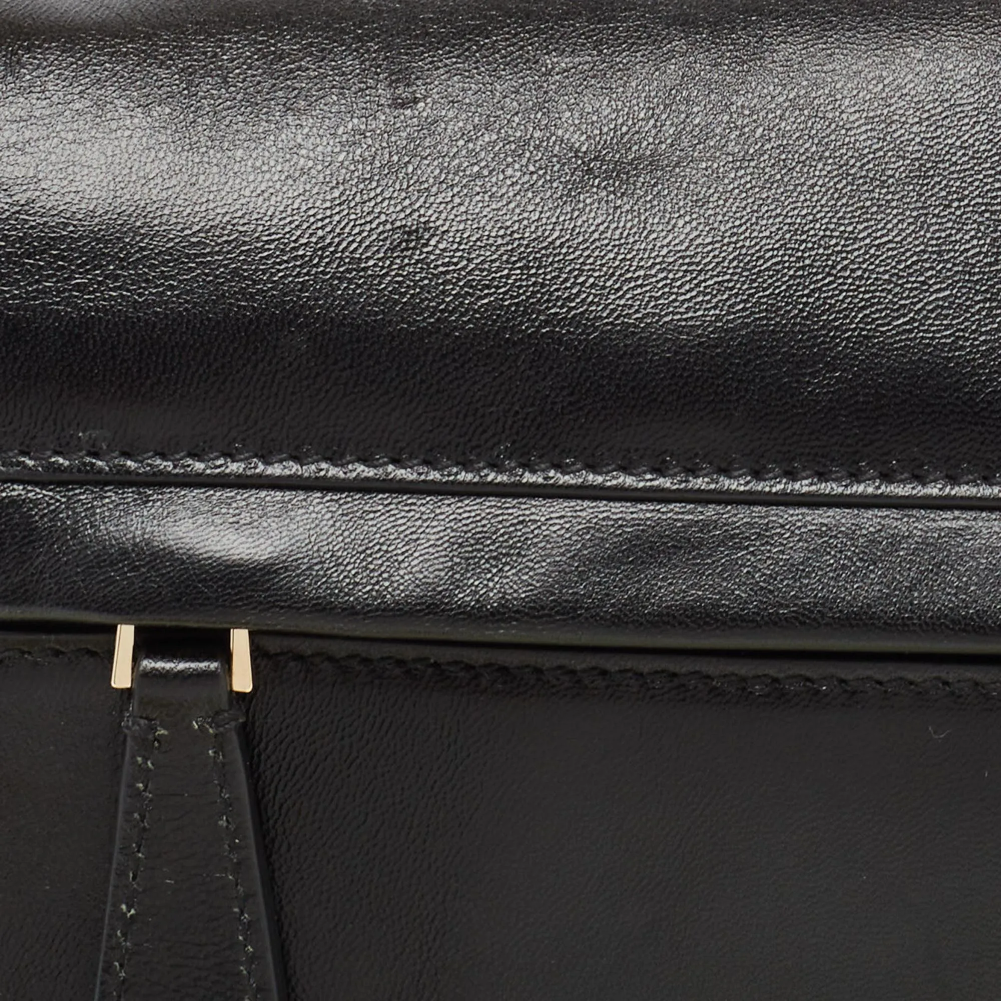 Trendy Inspired Burberry Black Soft Leather Medium Olympia Bag