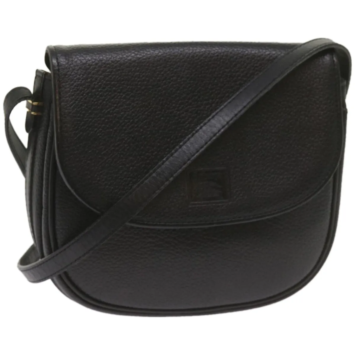 Trendy Inspired Burberryss Shoulder Bag Leather Black Auth Ep3585