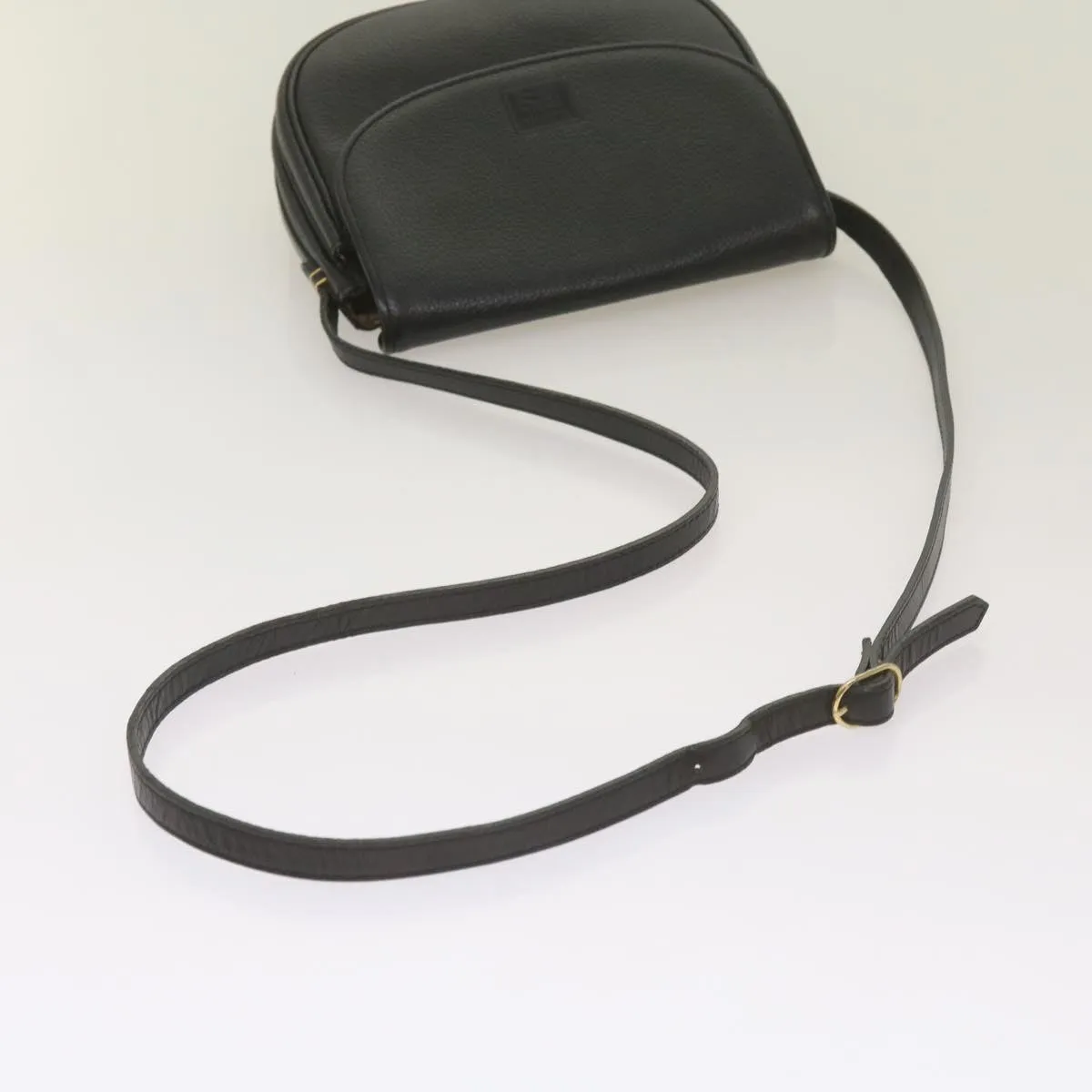 Trendy Inspired Burberryss Shoulder Bag Leather Black Auth Ep3585